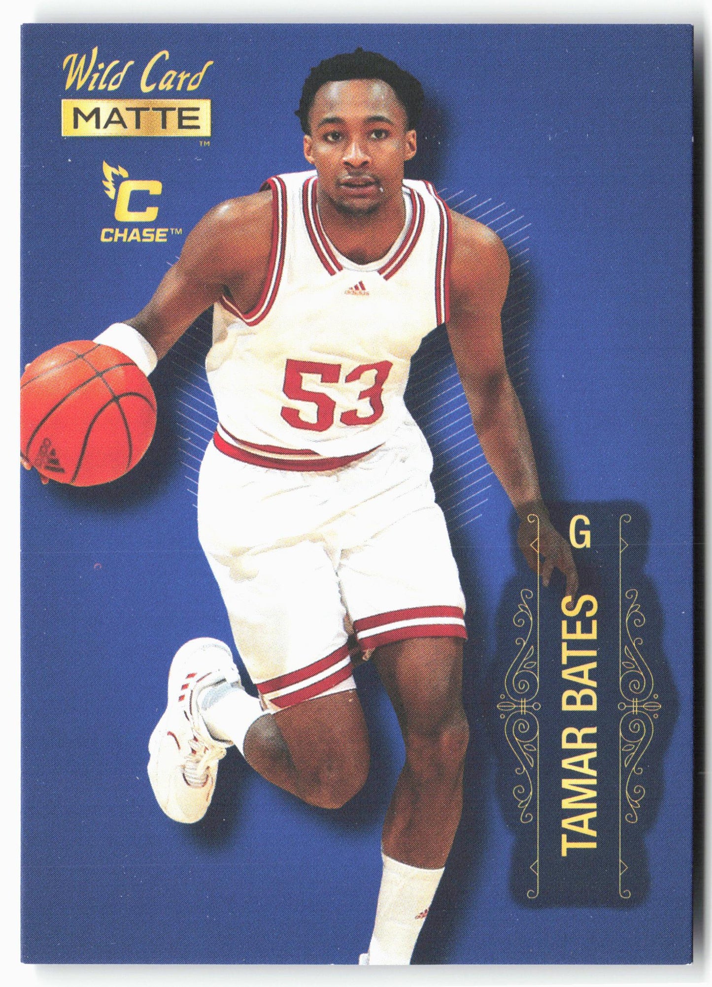 2022 Wild Card Matte #MB-66 Tamar Bates Blue Chase