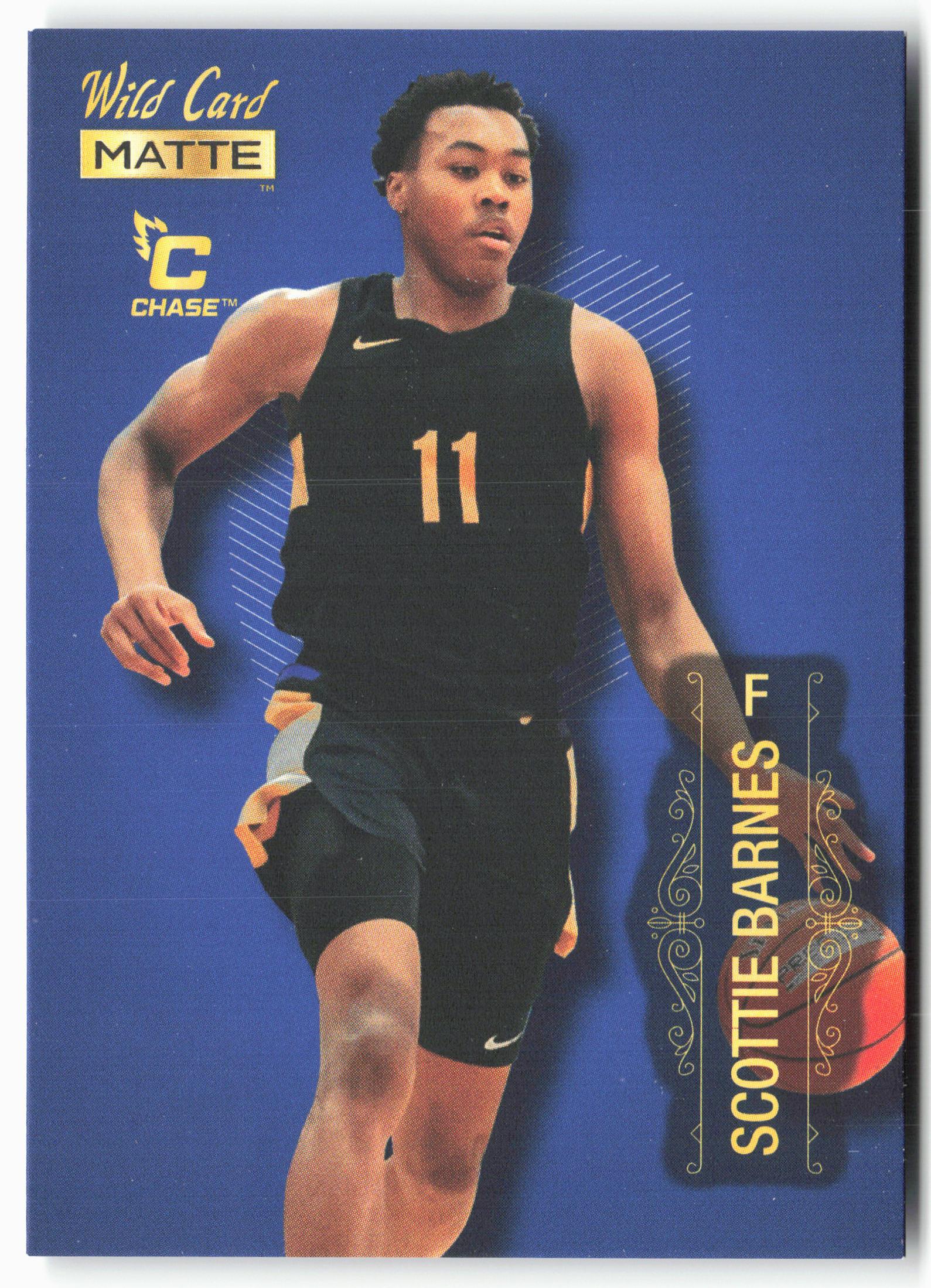 2022 Wild Card Matte #MB-65 Scottie Barnes Blue Chase