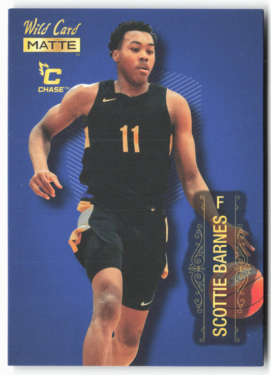2022 Wild Card Matte #MB-65 Scottie Barnes Blue Chase