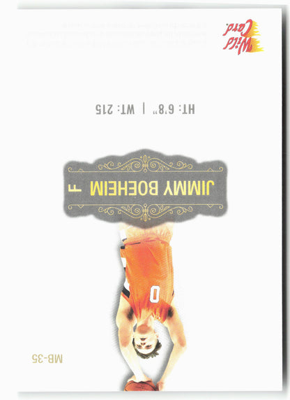 2022 Wild Card Matte #MB-35 Jimmy Boeheim