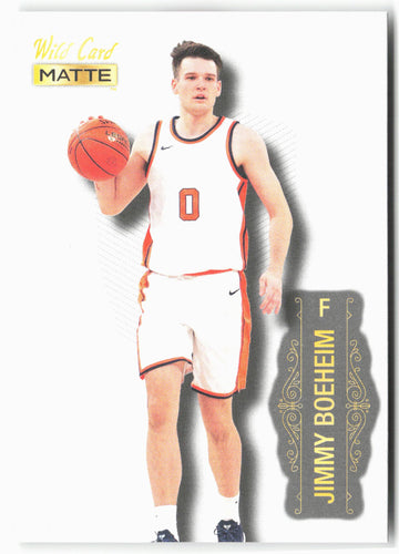 
2022 Wild Card Matte #MB-35 Jimmy Boeheim