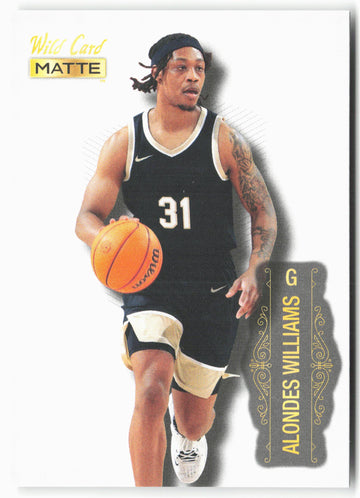 
2022 Wild Card Matte #MB-5 Alondes Williams