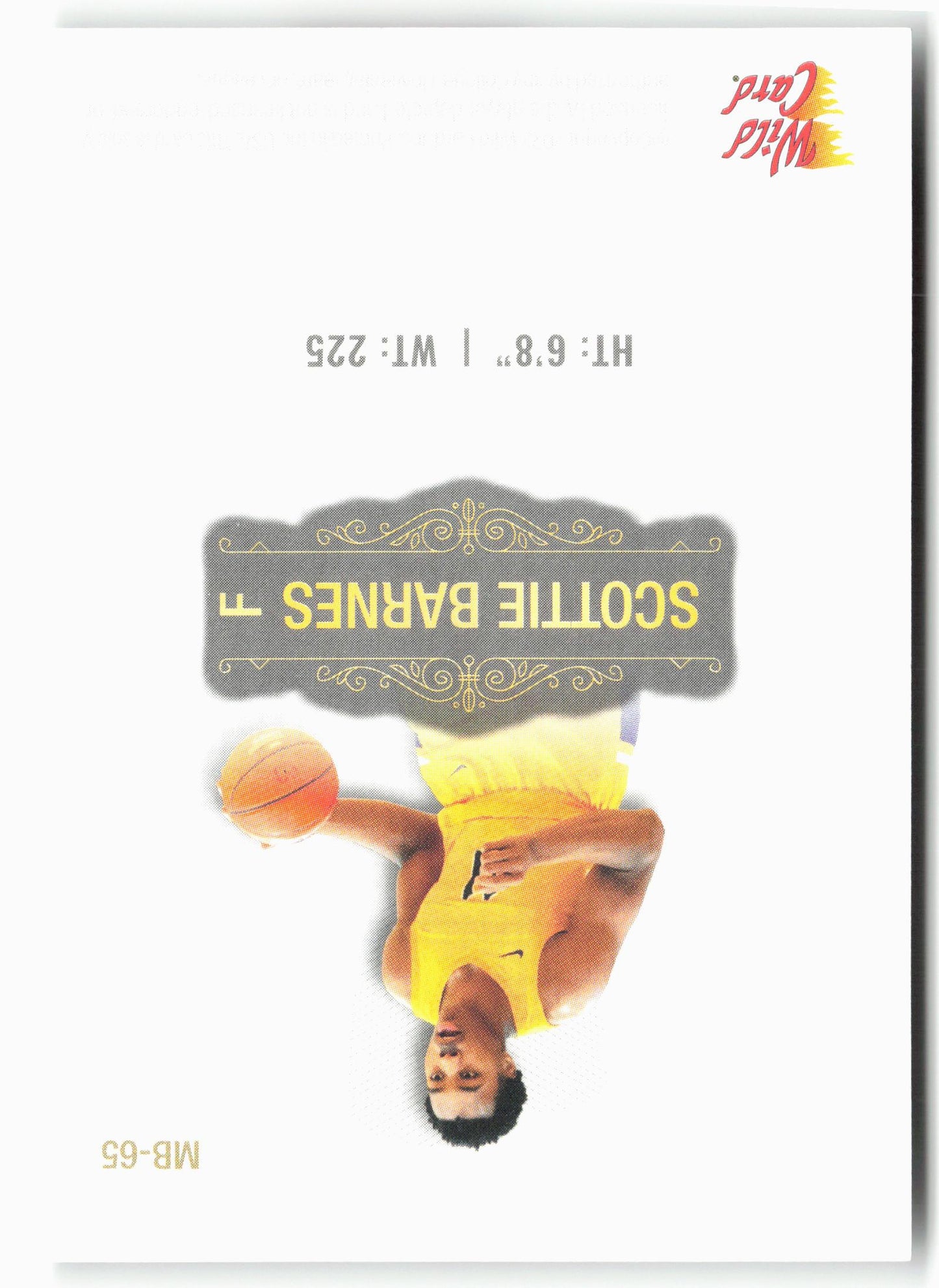 2022 Wild Card Matte #MB-65 Scottie Barnes