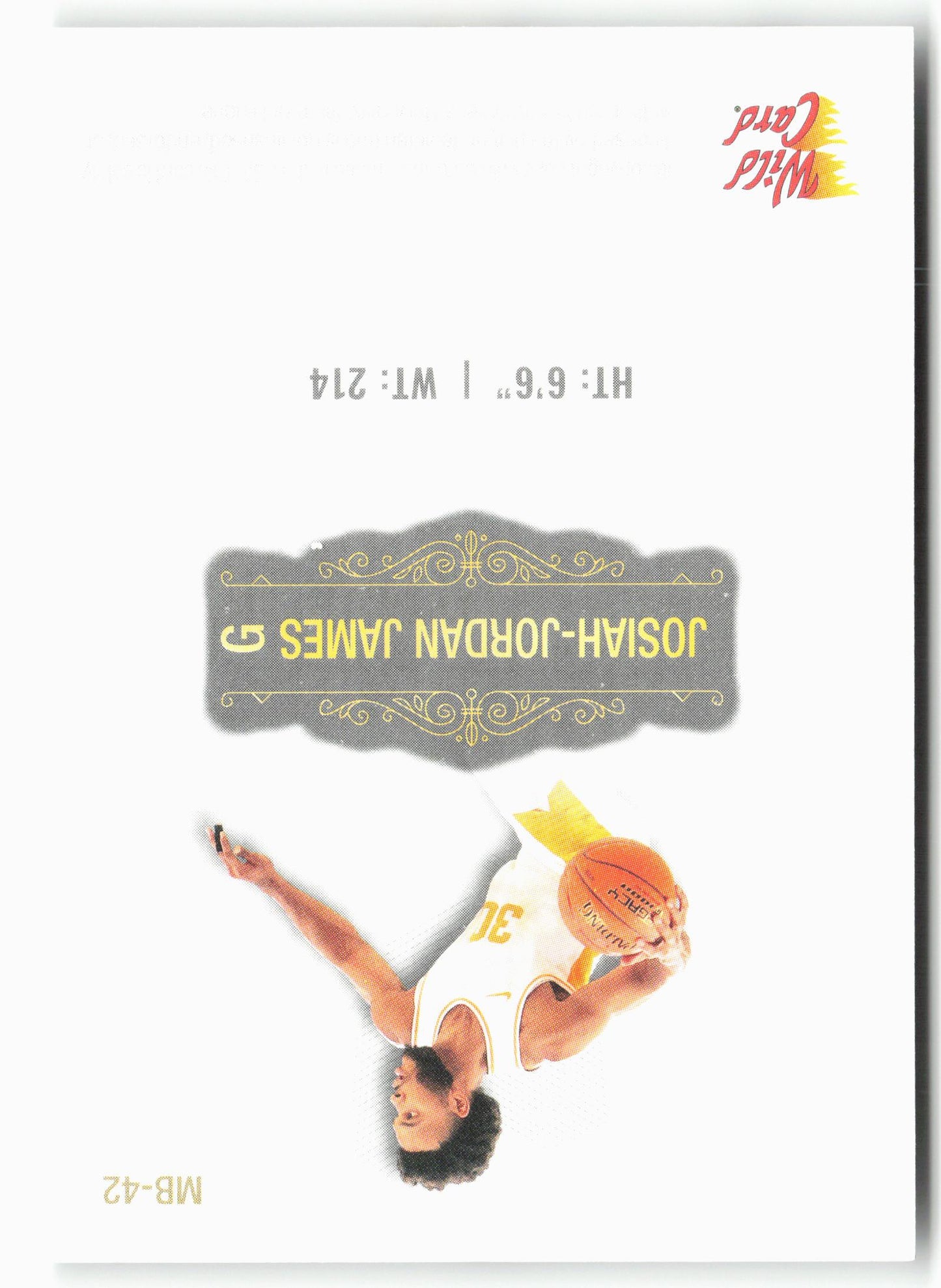 2022 Wild Card Matte #MB-42 Josiah-Jordan James