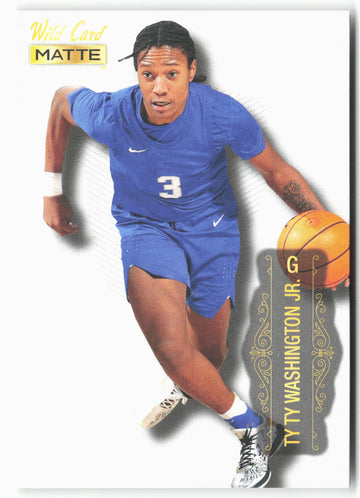 
2022 Wild Card Matte #MB-72 Ty Ty Washington