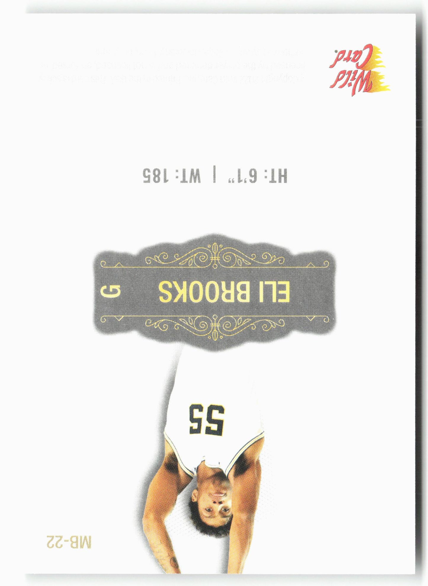 2022 Wild Card Matte #MB-22 Eli Brooks