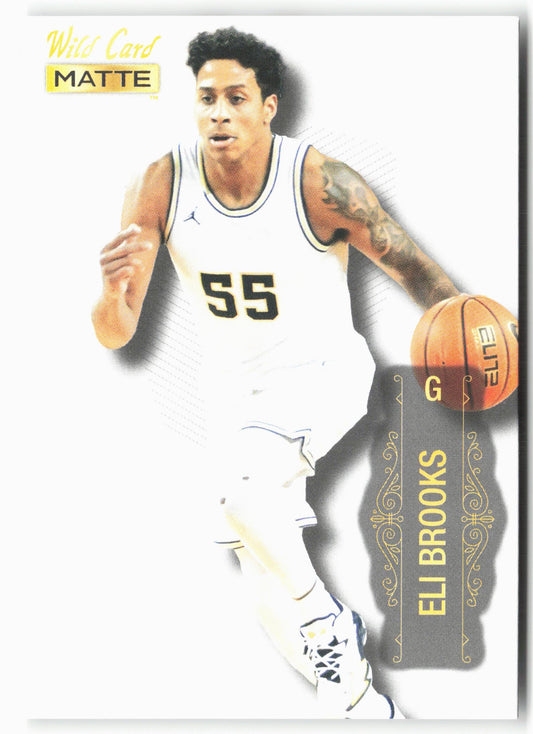2022 Wild Card Matte #MB-22 Eli Brooks