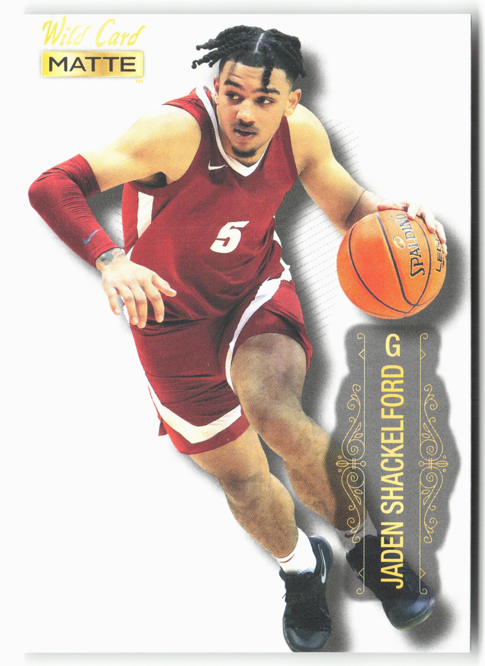 2022 Wild Card Matte #MB-29 Jaden Shackelford
