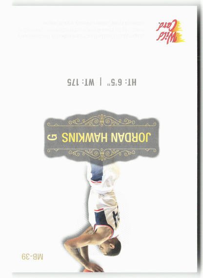 2022 Wild Card Matte #MB-39 Jordan Hawkins