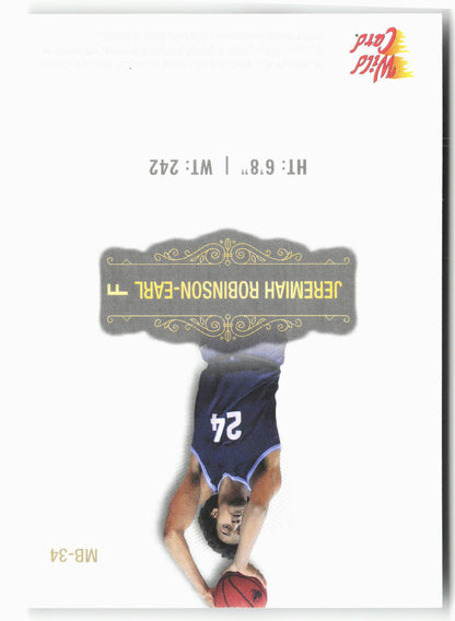 2022 Wild Card Matte #MB-34 Jeremiah Robinson-Earl