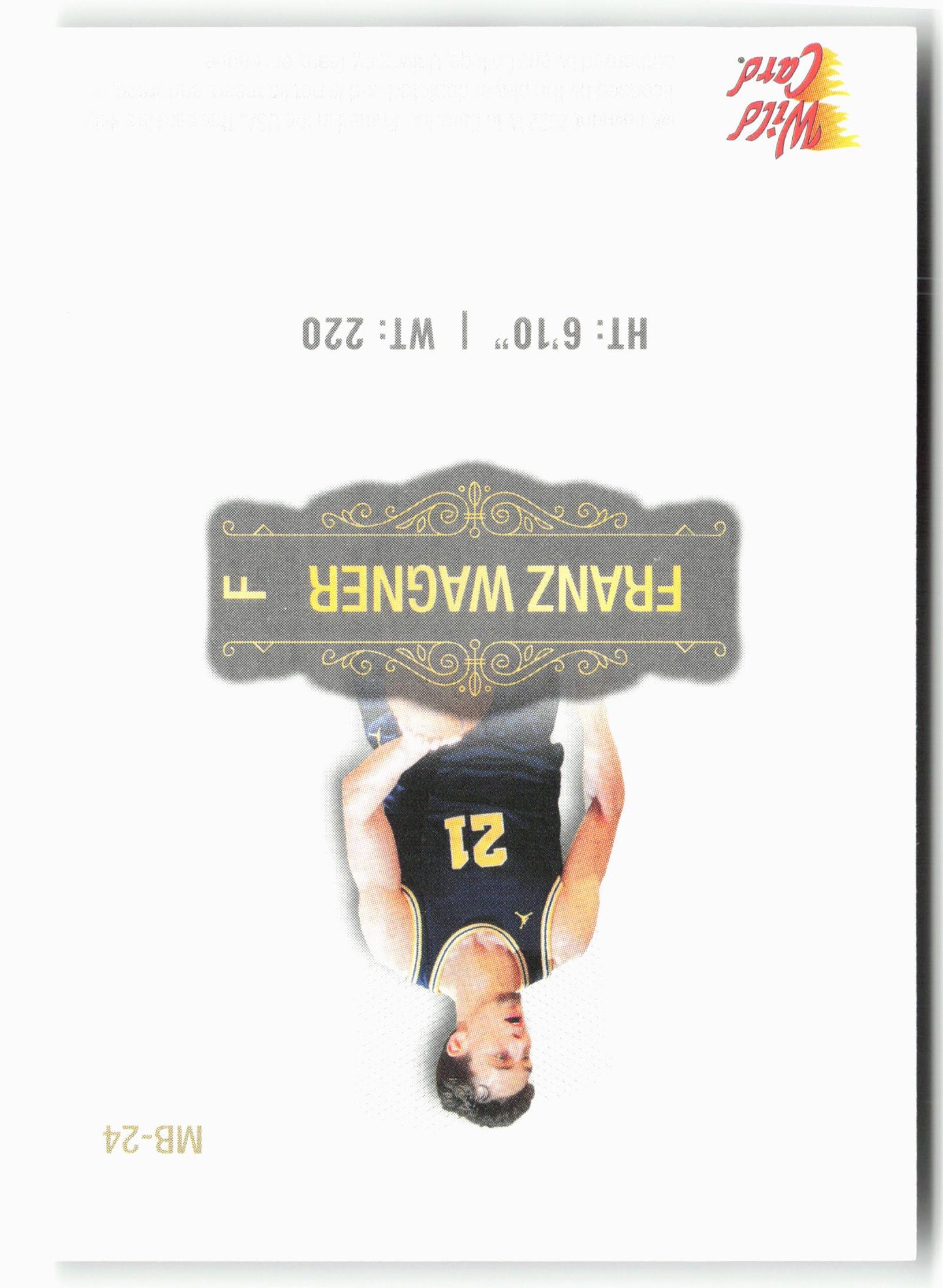 2022 Wild Card Matte #MB-24 Franz Wagner
