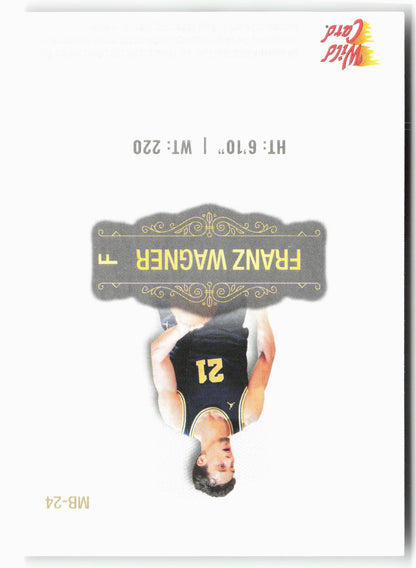 2022 Wild Card Matte #MB-24 Franz Wagner