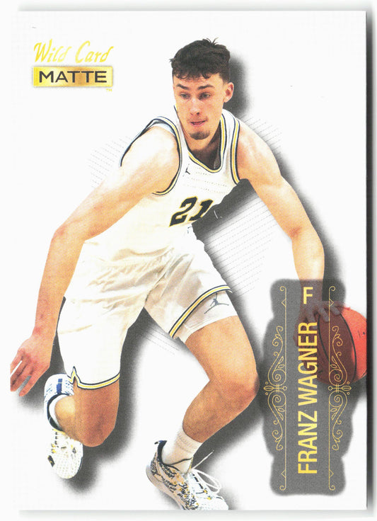 2022 Wild Card Matte #MB-24 Franz Wagner