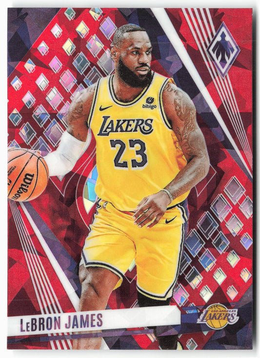 2023-24 Panini Phoenix #211 LeBron James Phoenix Red Ice