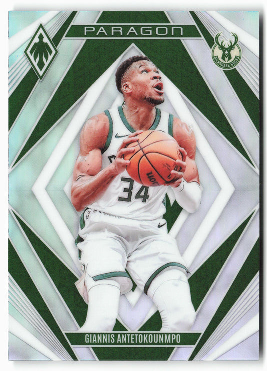 2023-24 Panini Phoenix #10 Giannis Antetokounmpo Paragon Silver
