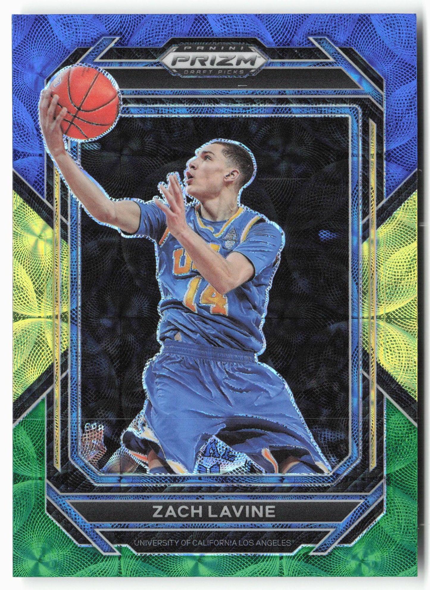 2023 Panini Prizm Draft Picks #59 Zach LaVine Choice Blue/Yellow/Green
