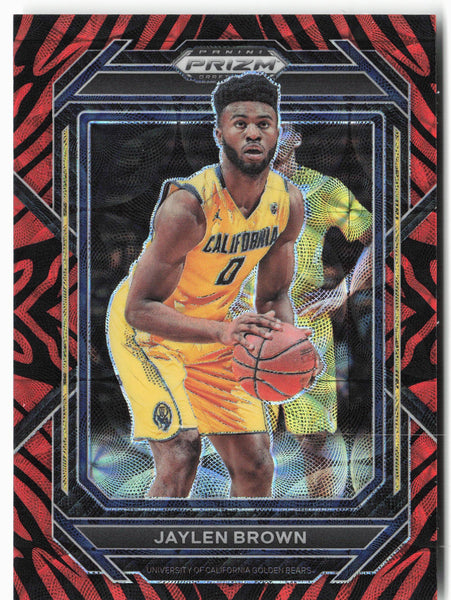 2023 Panini Prizm Draft Picks #67 Jaylen Brown Choice Tiger Stripe