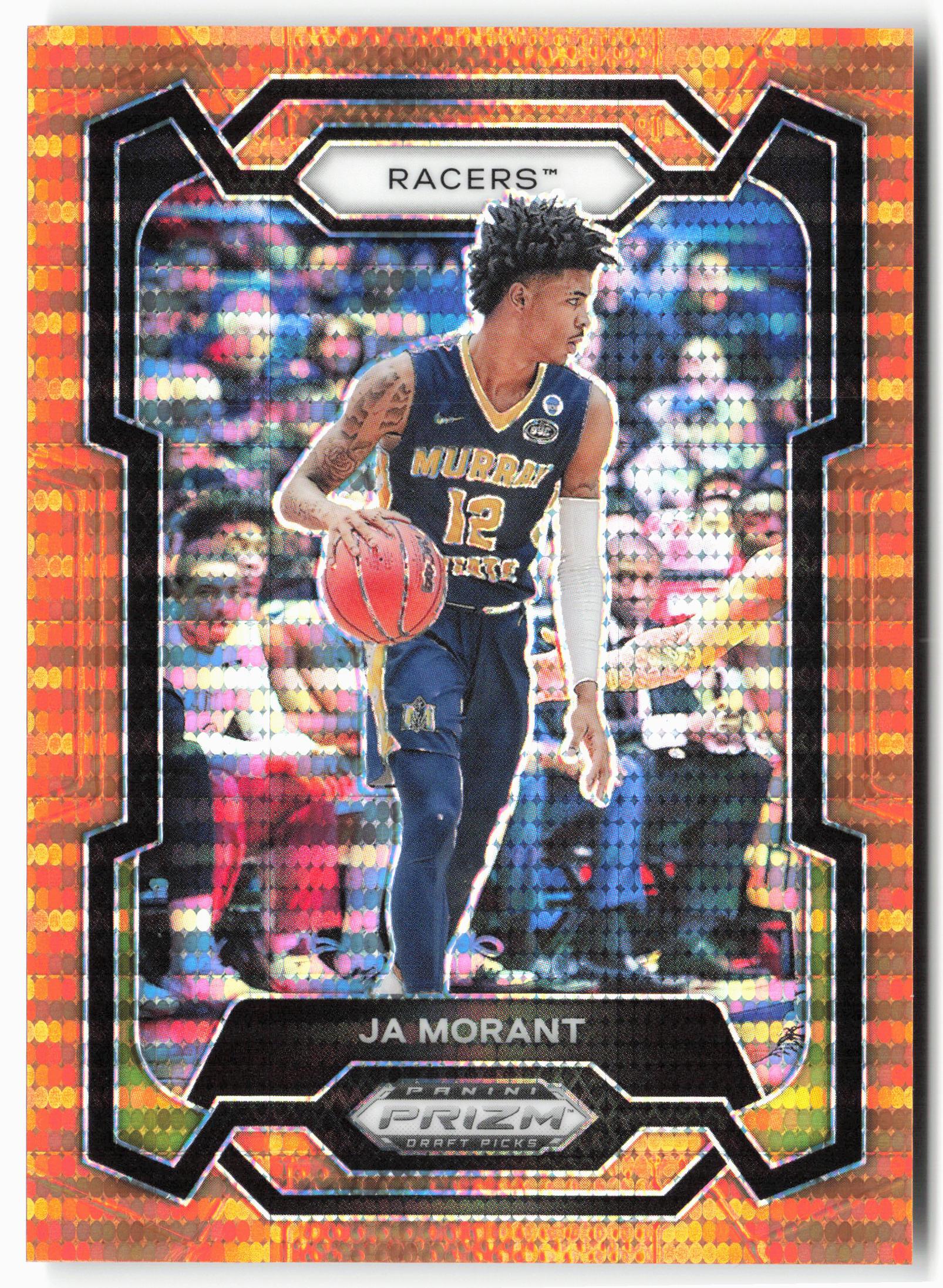 2024 Panini Prizm Draft Picks #29 Ja Morant Prizms Orange Pulsar #/49