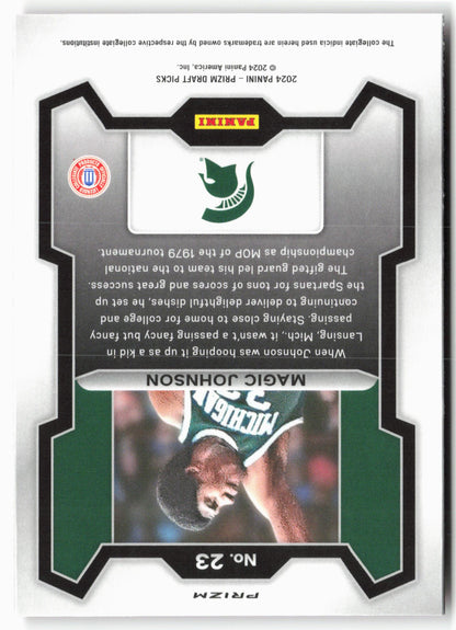 2024 Panini Prizm Draft Picks #23 Magic Johnson Prizms Red Wave