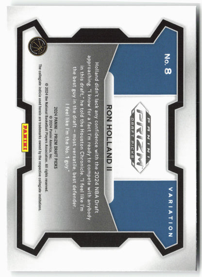 2024 Panini Prizm Draft Picks #8b Ron Holland II