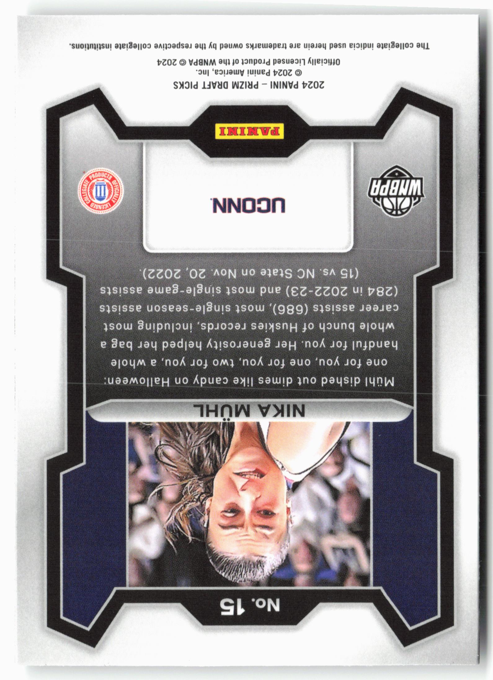 2024 Panini Prizm Draft Picks #15 Nika Mühl