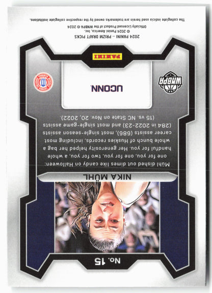 2024 Panini Prizm Draft Picks #15 Nika Mühl