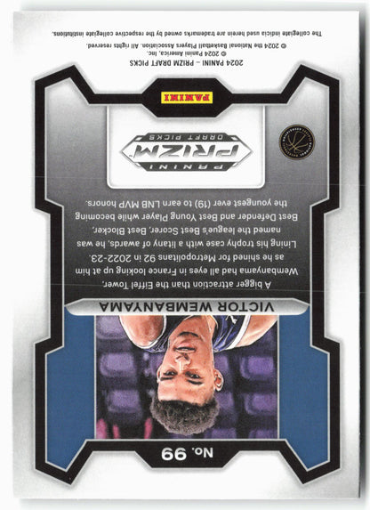 2024 Panini Prizm Draft Picks #99 Victor Wembanyama