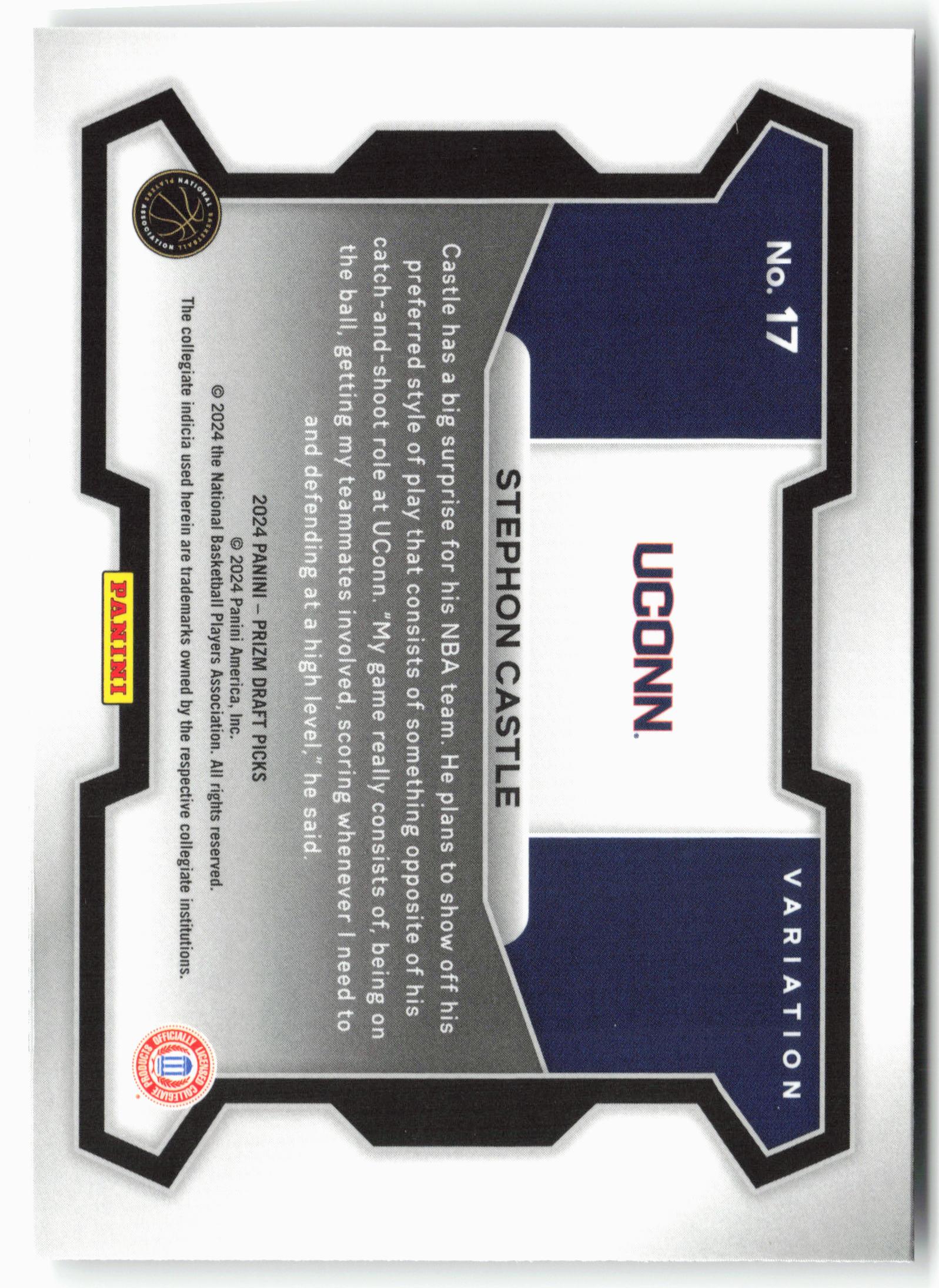 2024 Panini Prizm Draft Picks #17b Stephon Castle