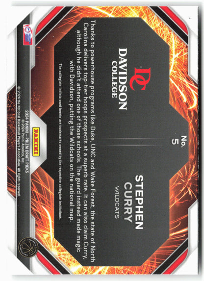 2024 Panini Prizm Draft Picks #5 Stephen Curry Fireworks