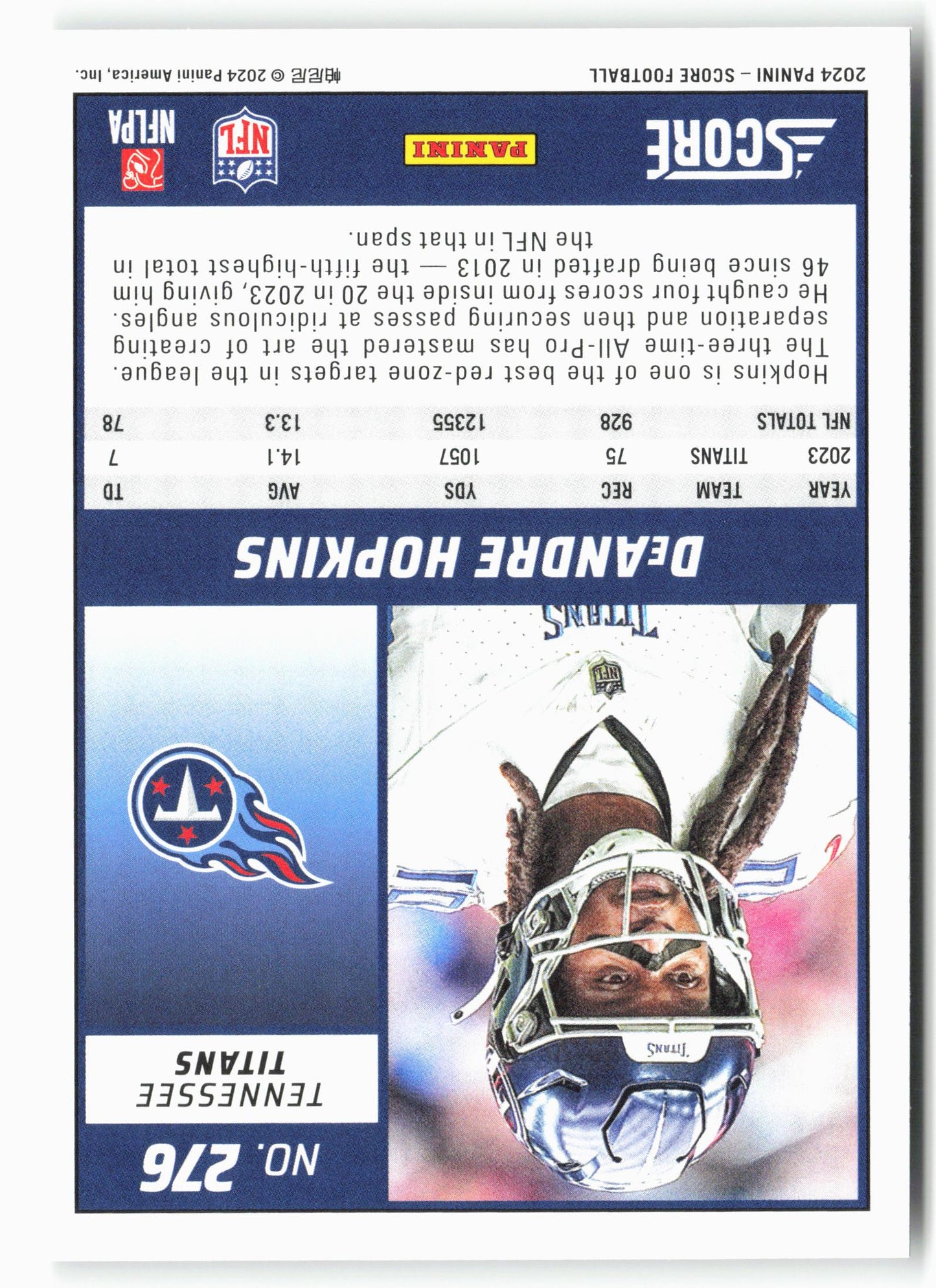 2024 Score #276 DeAndre Hopkins