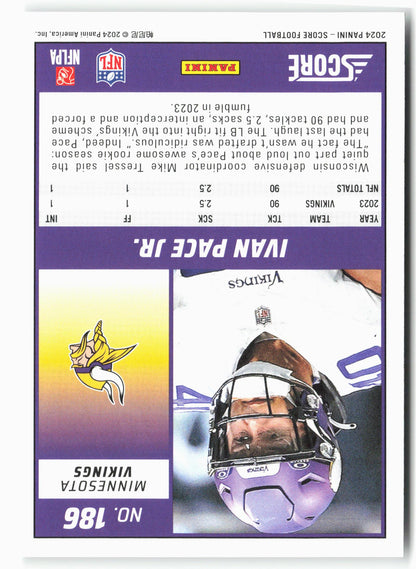 2024 Score #186 Ivan Pace Jr.