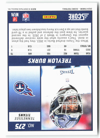 2024 Score #275 Treylon Burks