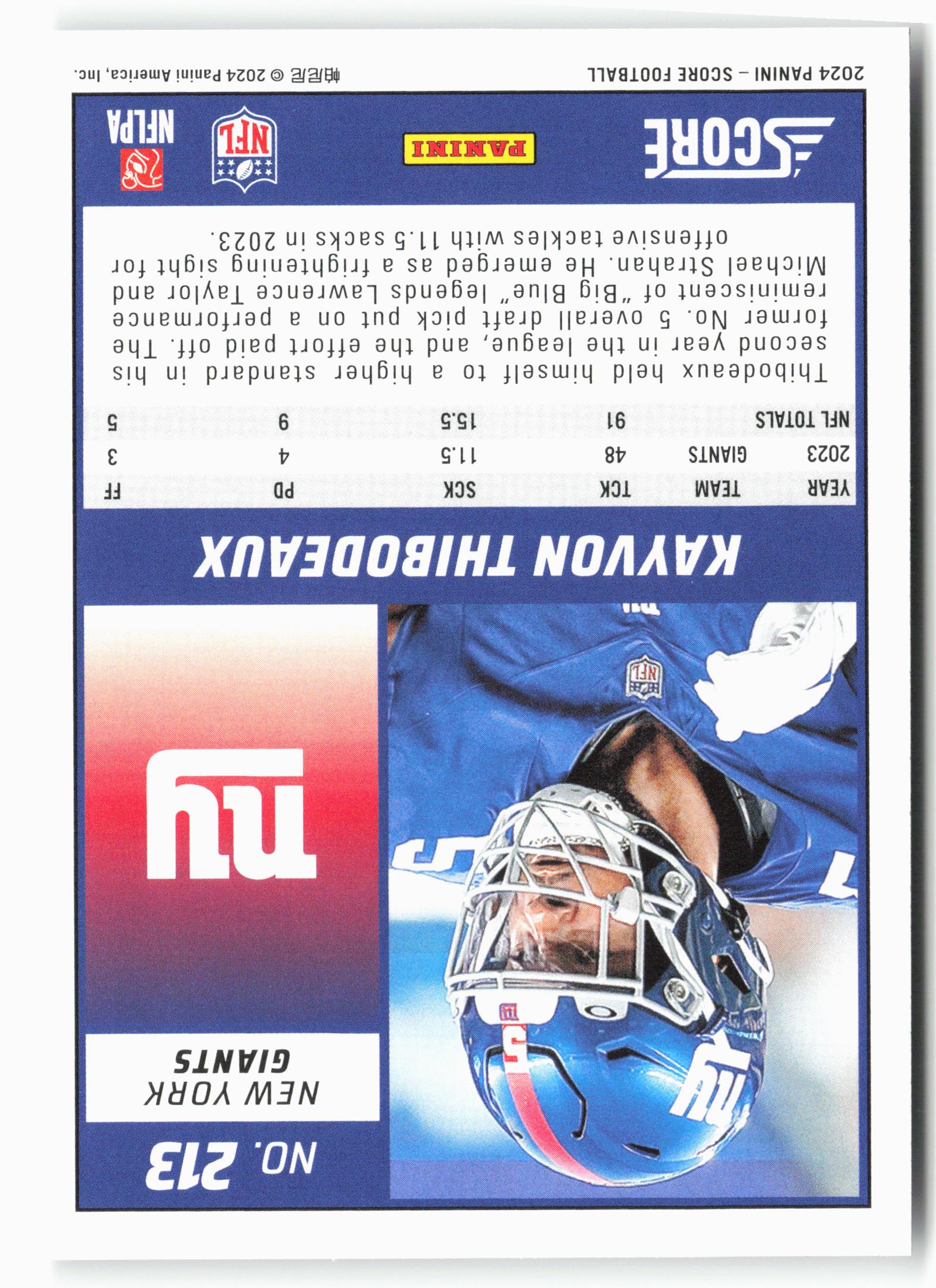 2024 Score #213 Kayvon Thibodeaux