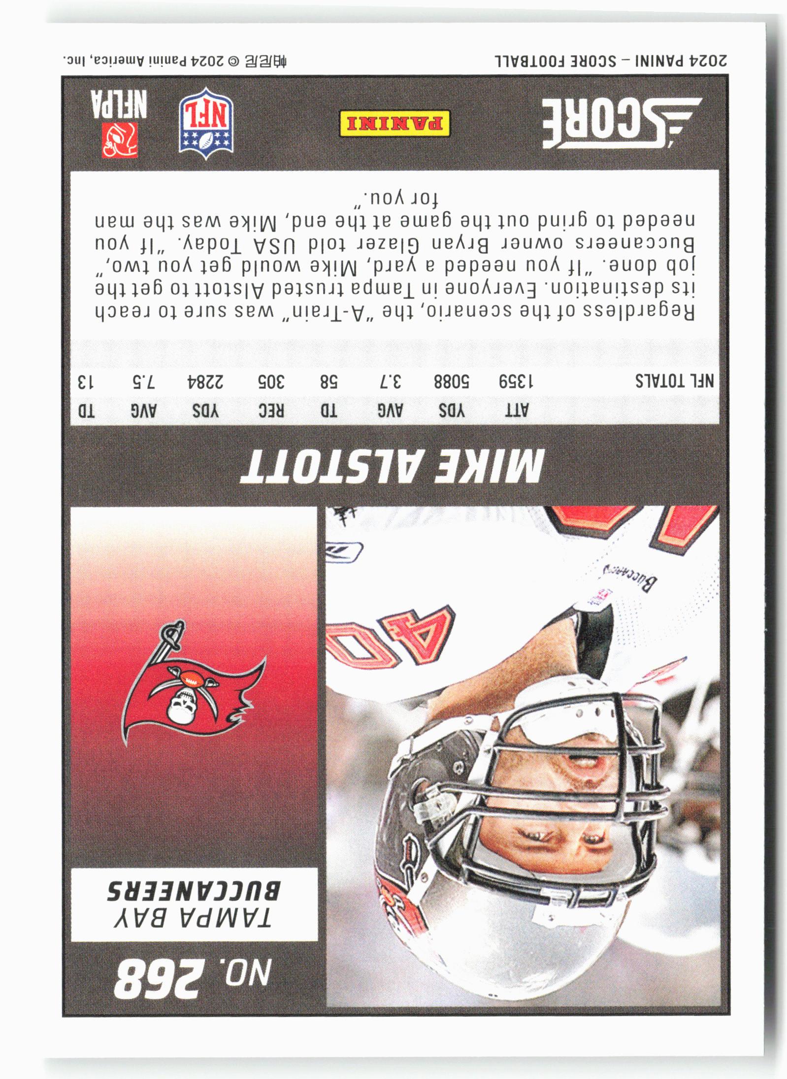 2024 Score #268 Mike Alstott