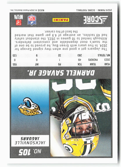 2024 Score #105 Darnell Savage Jr.