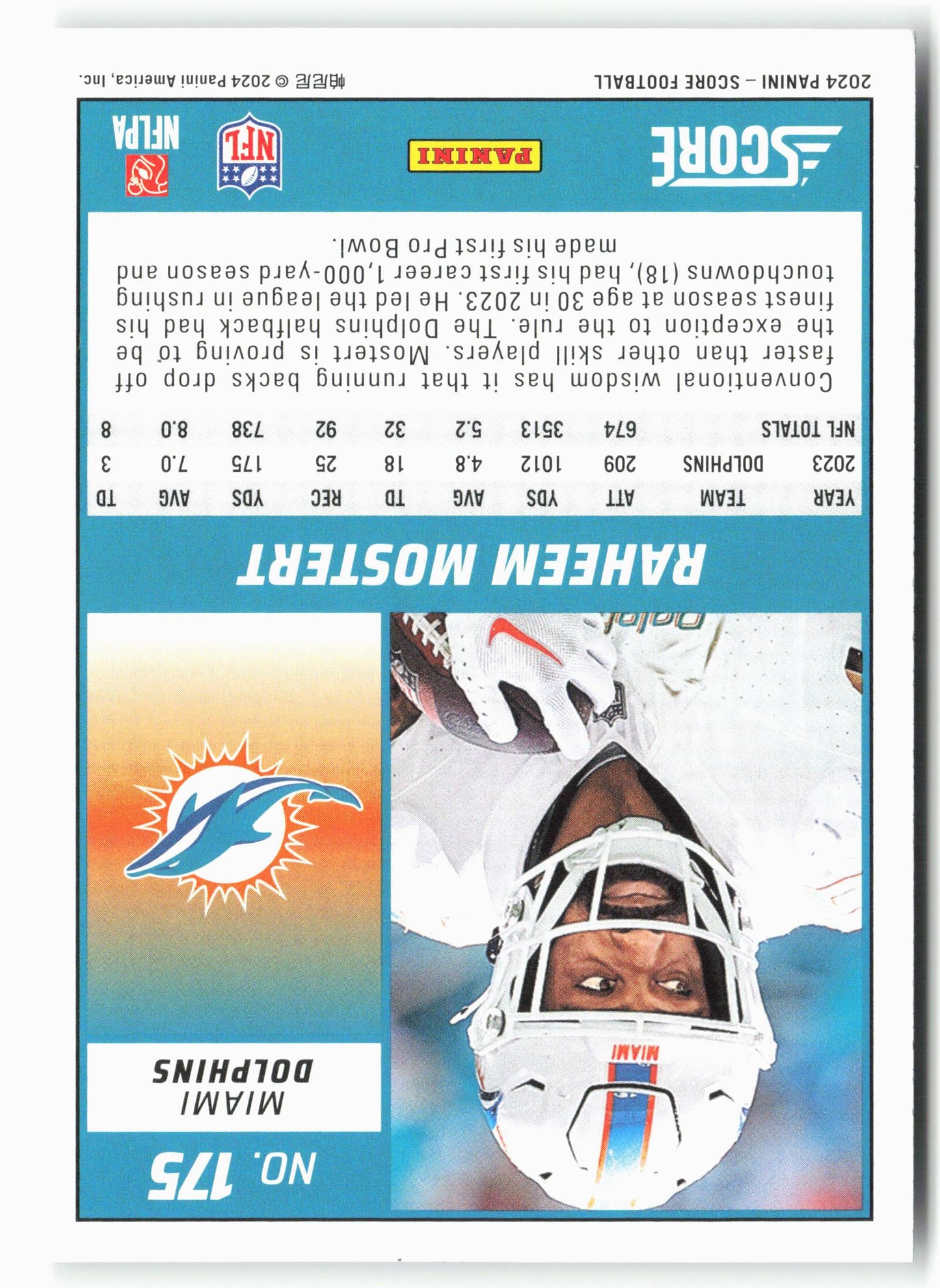 2024 Score #175 Raheem Mostert