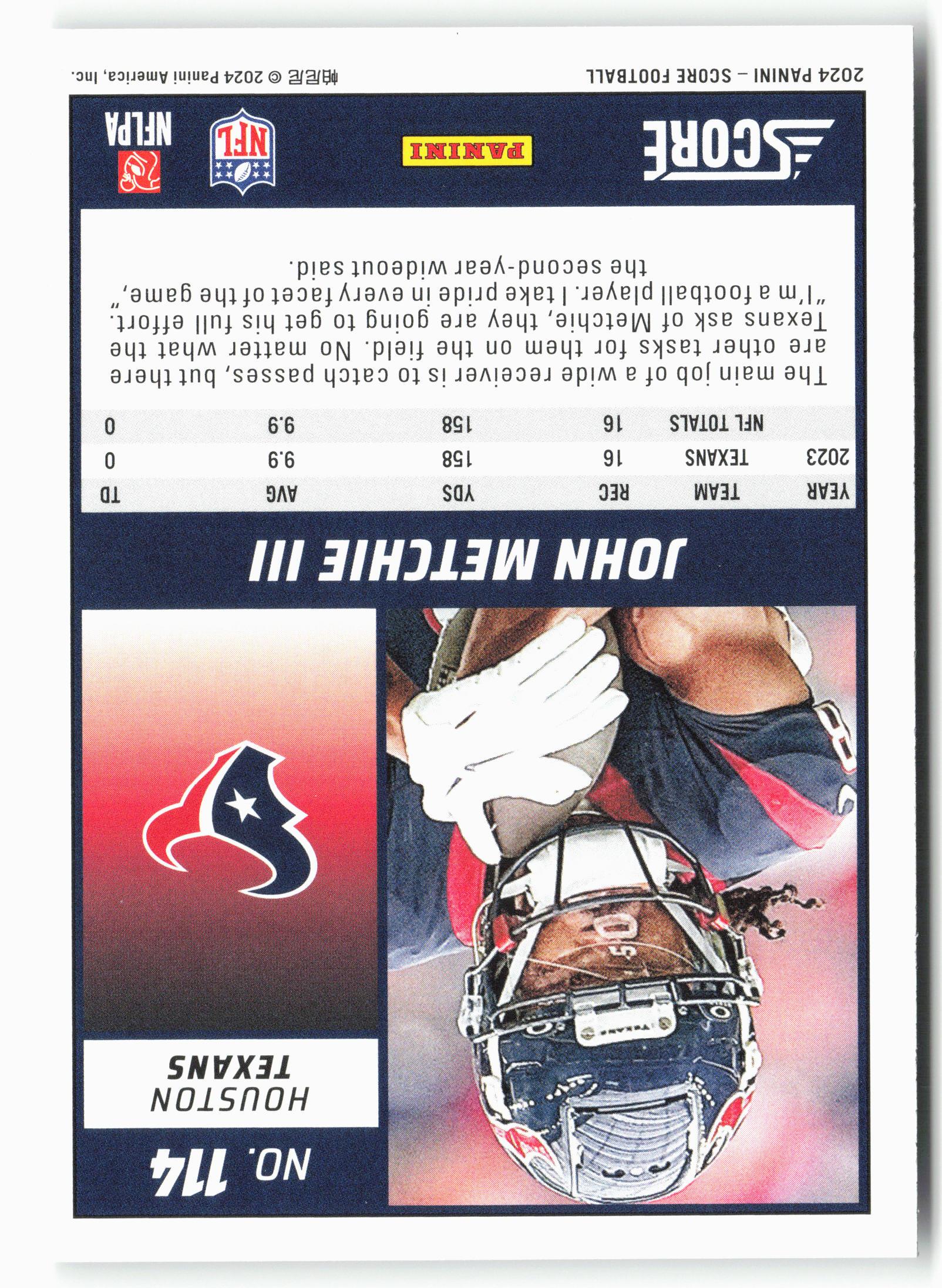 2024 Score #114 John Metchie III