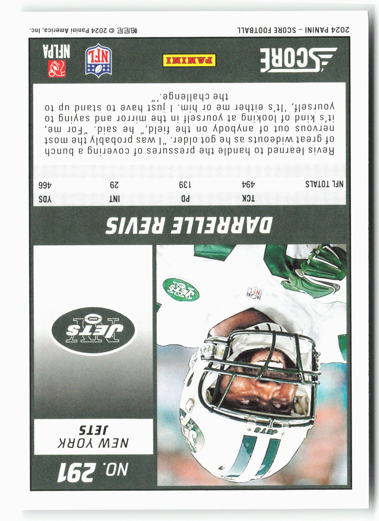 2024 Score #291 Darrelle Revis