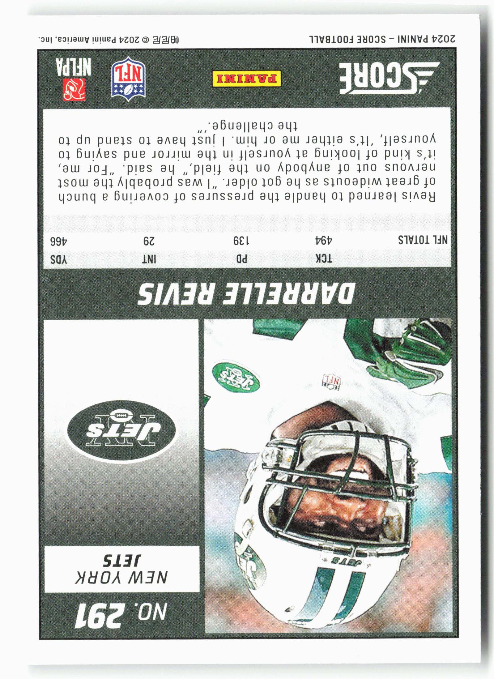 2024 Score #291 Darrelle Revis