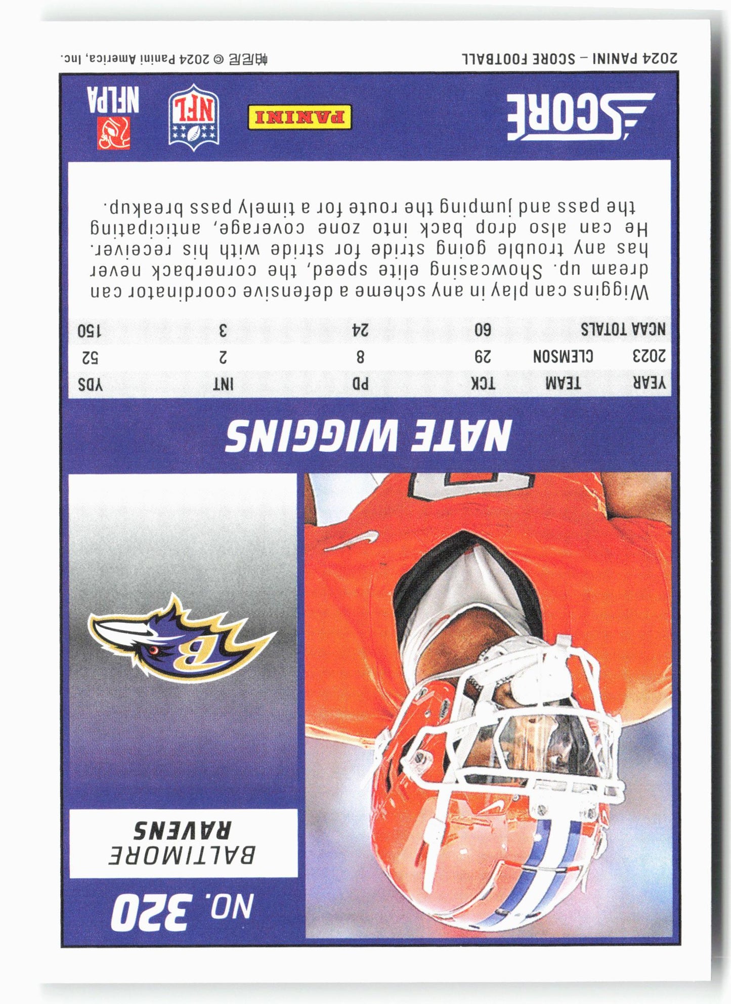 2024 Score #320 Nate Wiggins