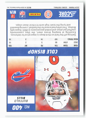 
2024 Score #400 Cole Bishop