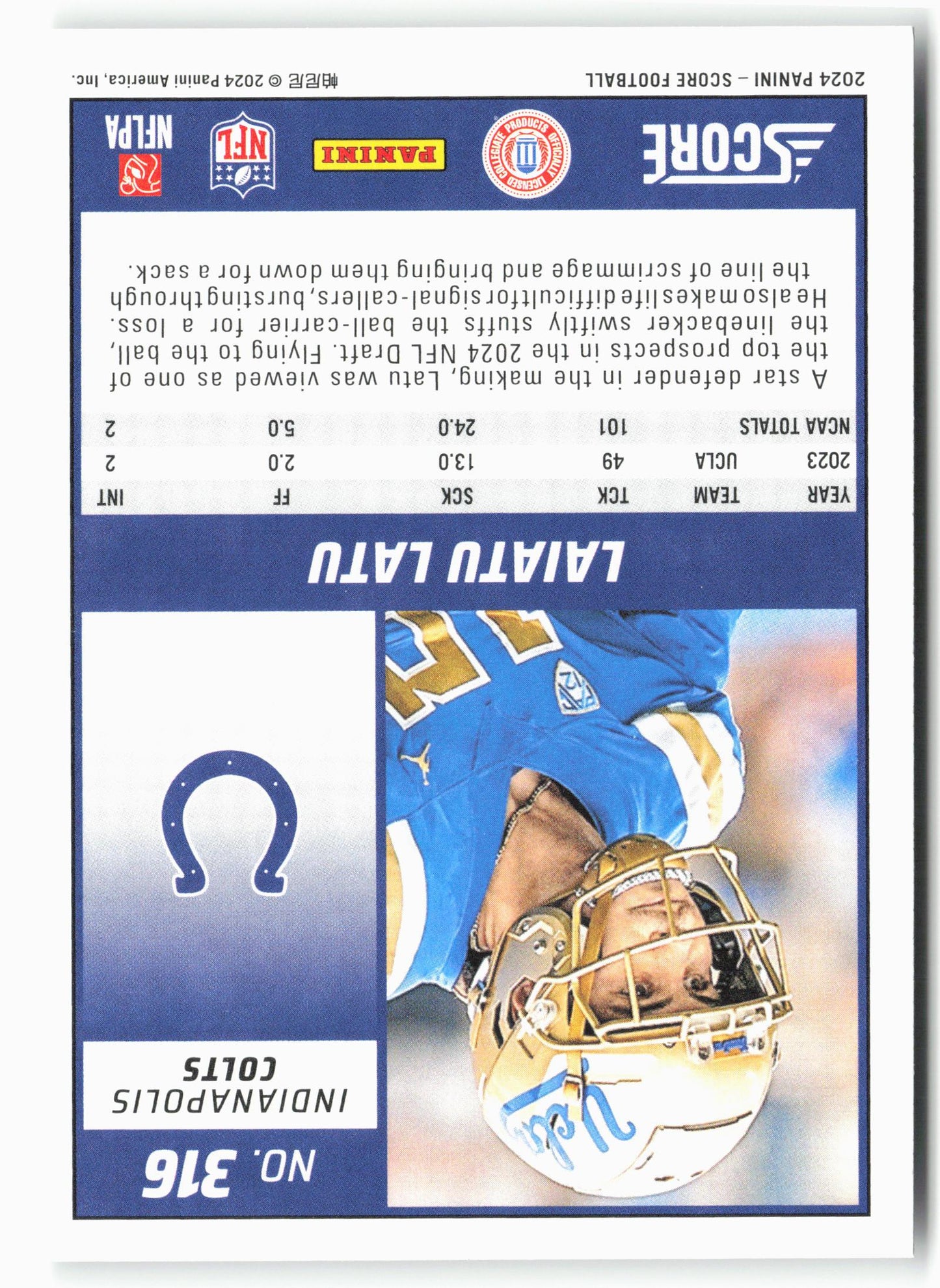 2024 Score #316 Laiatu Latu