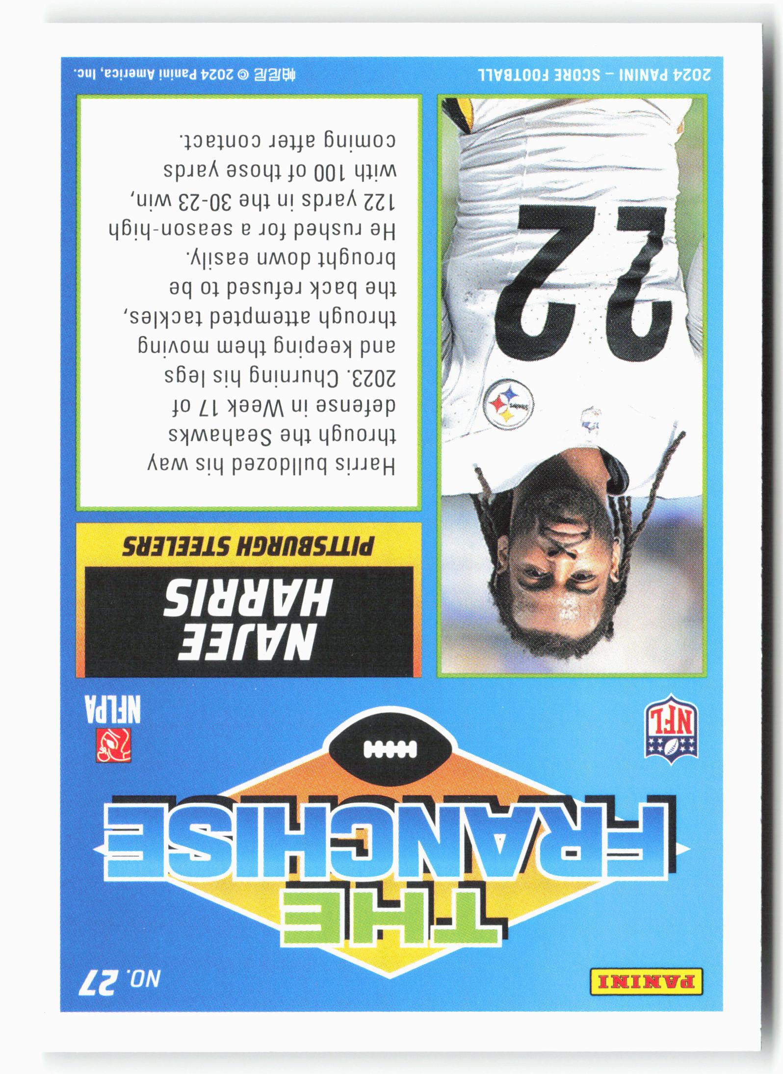 2024 Score #27 Najee Harris The Franchise