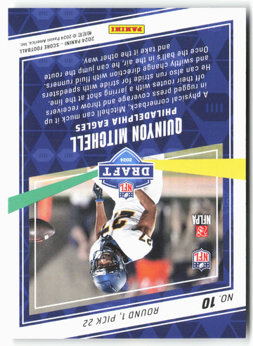 
2024 Score #10 Quinyon Mitchell NFL Draft
