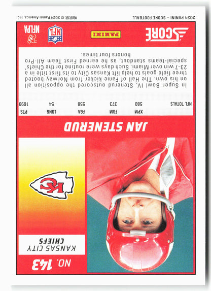 2024 Score #143 Jan Stenerud Scorecard