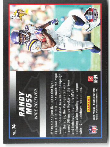 
2024 Score #14 Randy Moss Men of Canton