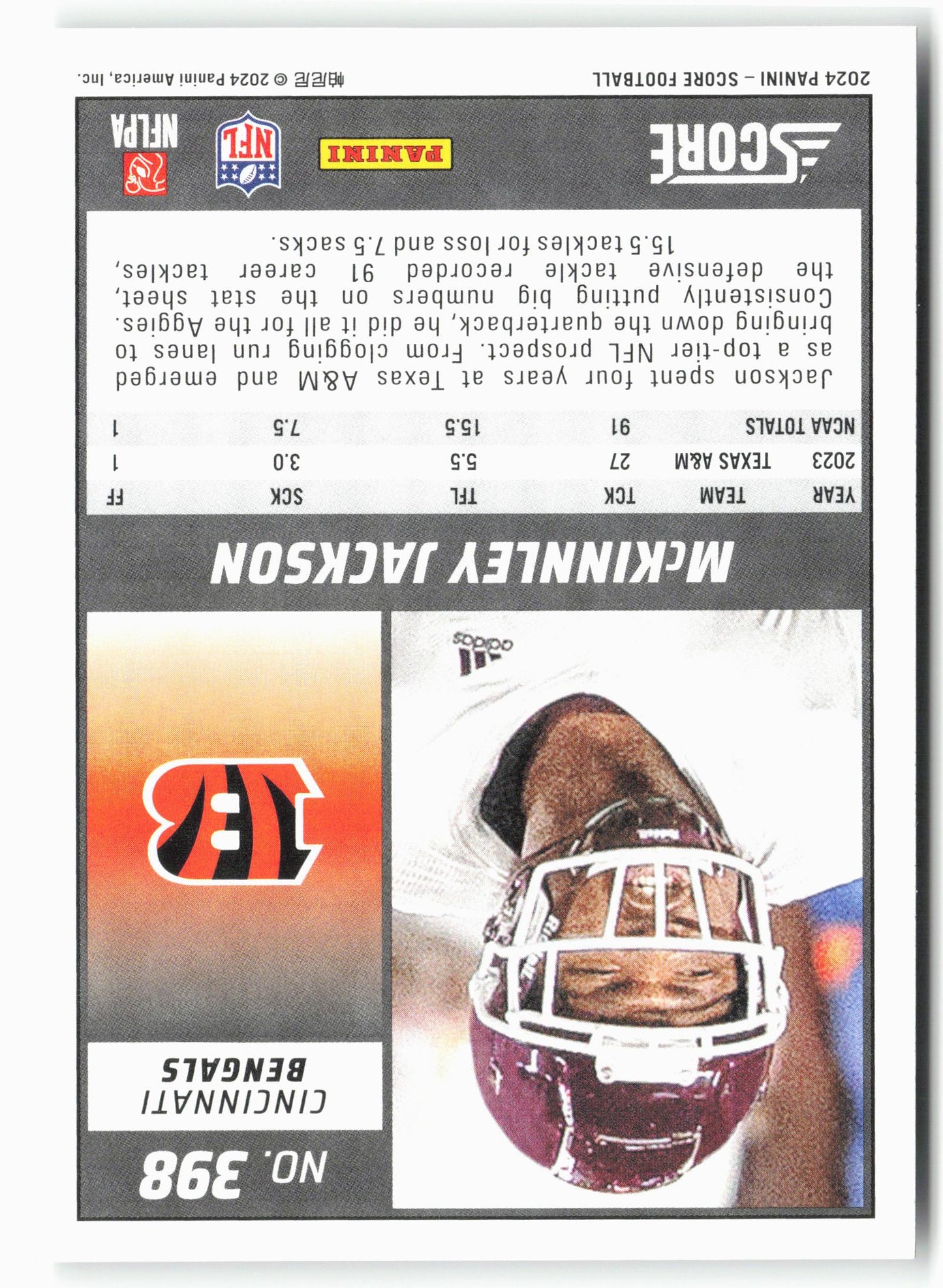 2024 Score #398 McKinnley Jackson