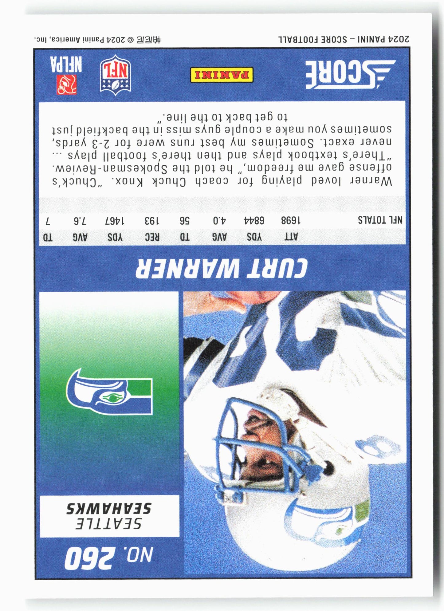 2024 Score #260 Curt Warner