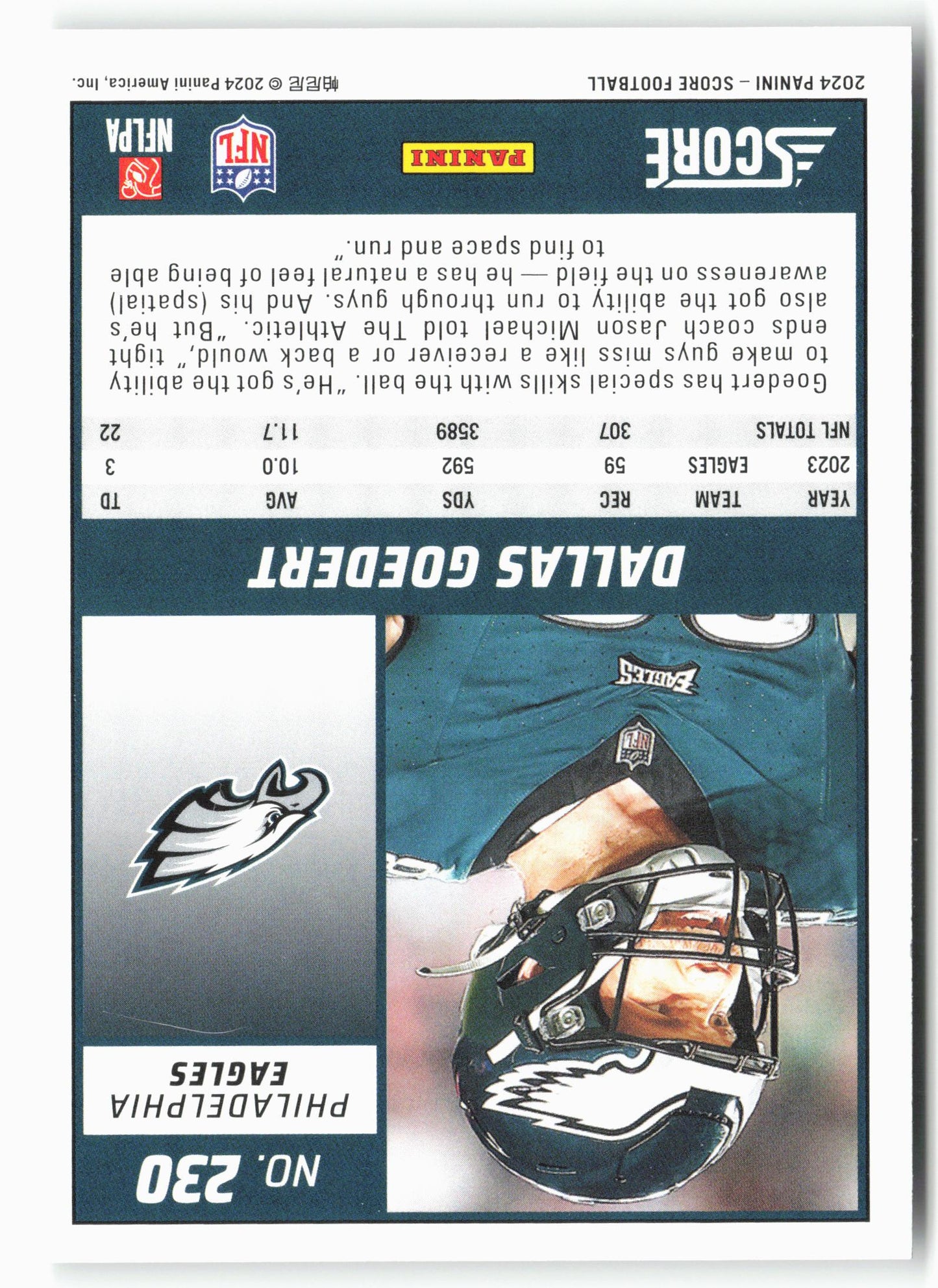 2024 Score #230 Dallas Goedert