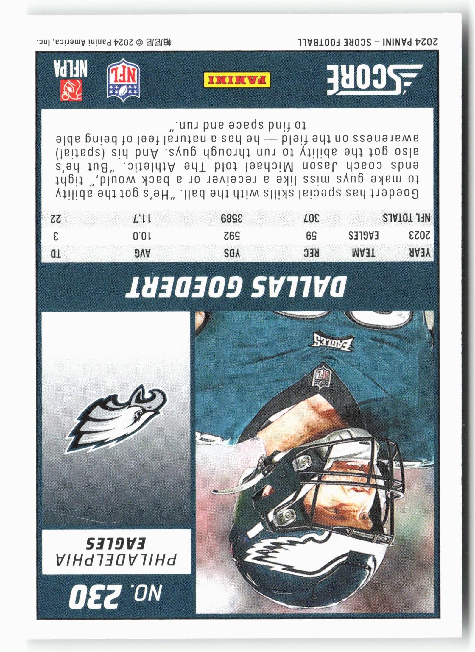 2024 Score #230 Dallas Goedert